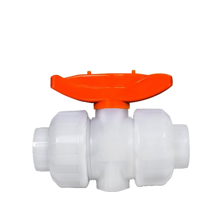 PVDF Double Union Ball Valve