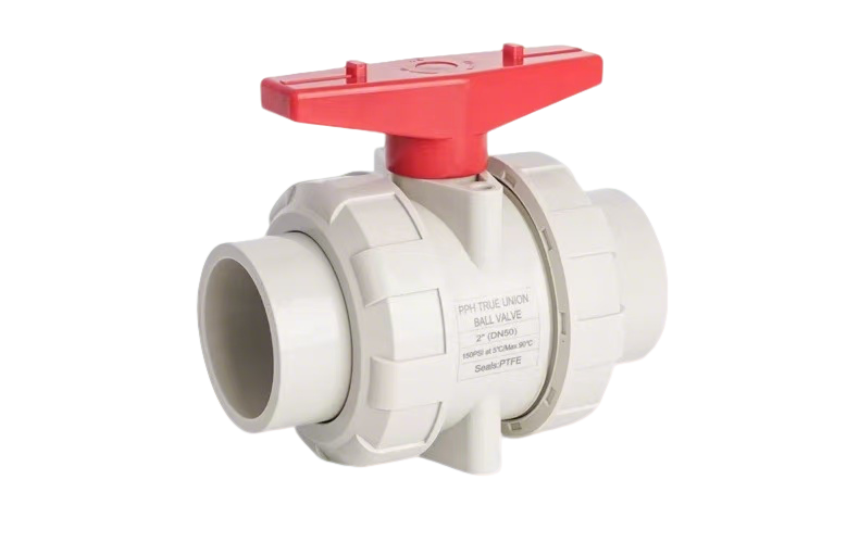 PPH Double Union Ball Valve