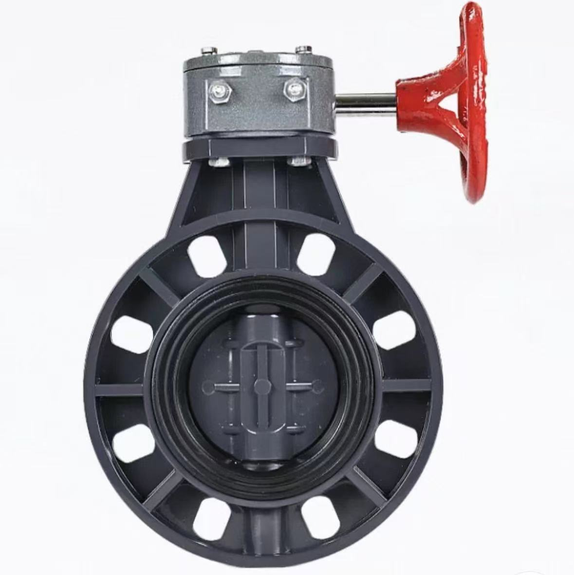 UPVC Worm Gear Butterfly Valve